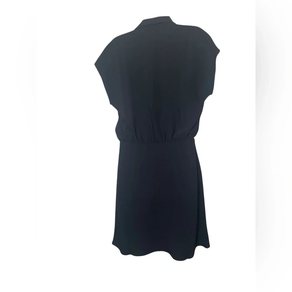 Amanda Uprichard Black Zip Front Dress NWT Size Medium - Picture 3 of 6